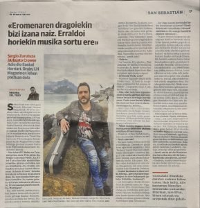 Entrevista Diario Vasco 13/12/2022